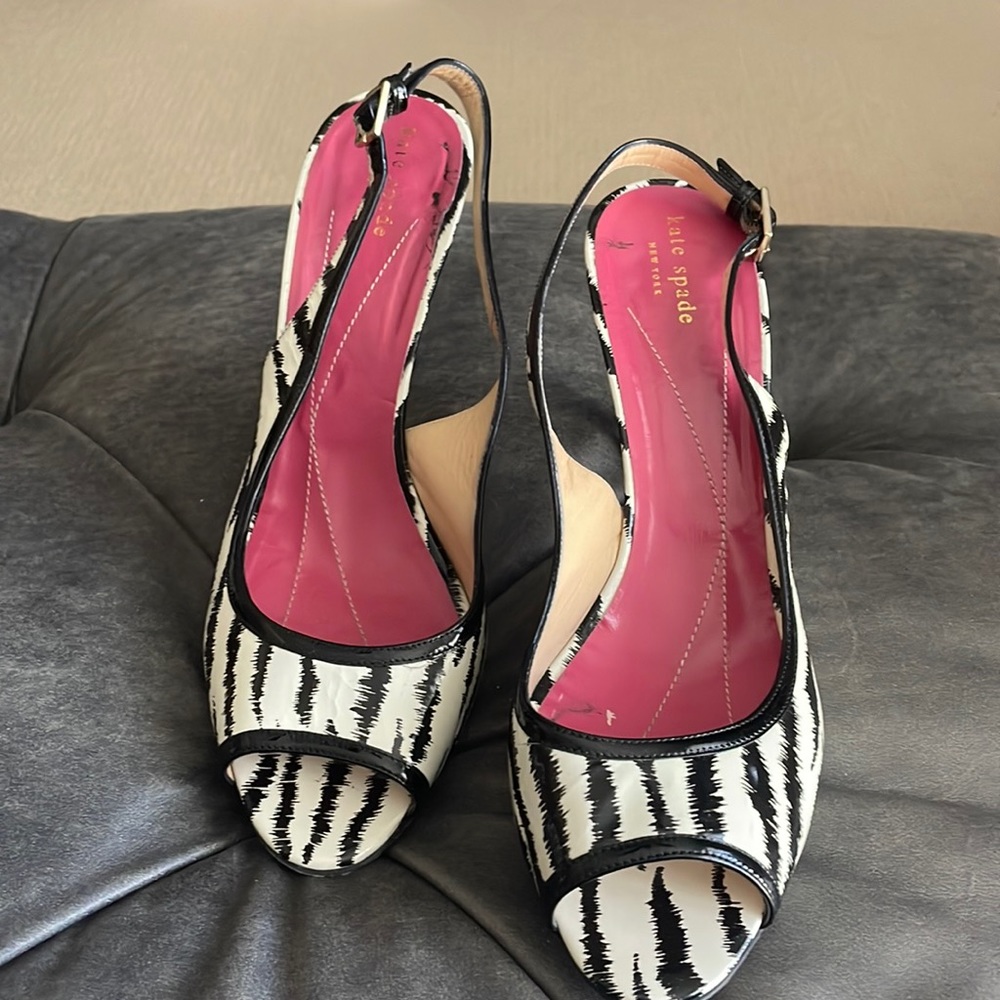 Kate Spade Zebra print size 11 heels